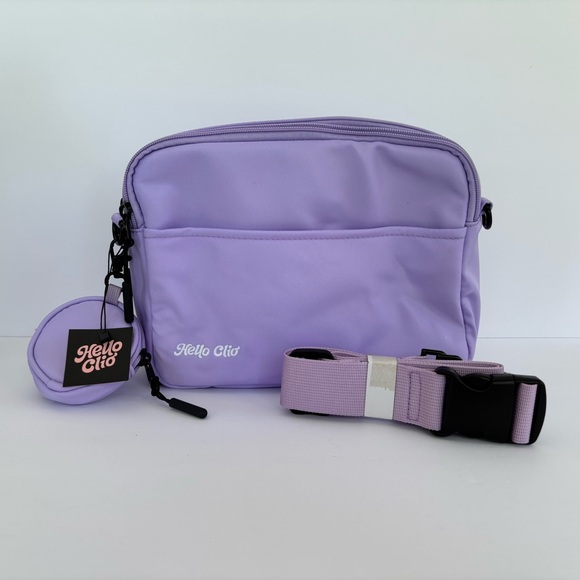 The Original Hello Clio Kindle Belt Bag in Color Lavender Creme - Picture 1 of 10